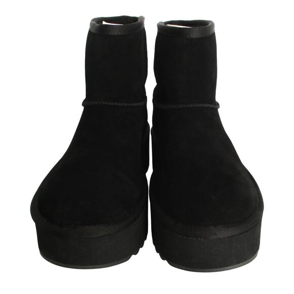 New SKECHERS Keepsakes Stacked Womens Platform Suede Pull On Boots Sz 8 - Picture 3 of 12